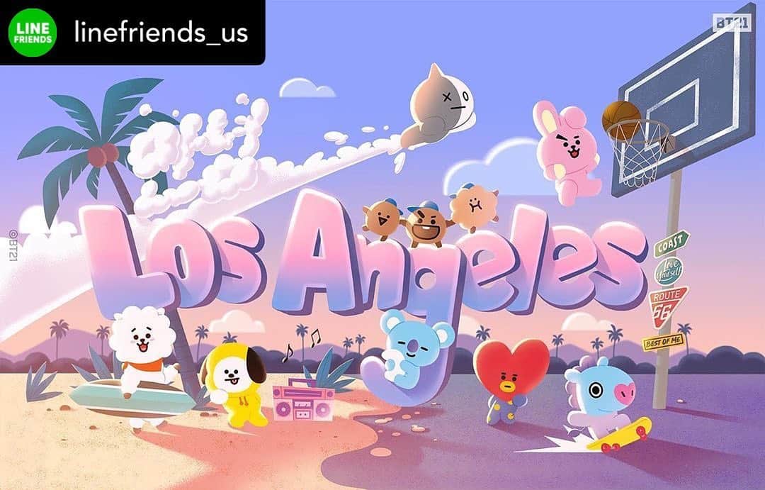 BT21 Stars of tomorrow, UNIVERSTAR!さんのインスタグラム写真 - (BT21 Stars of tomorrow, UNIVERSTAR!Instagram)「. #Repost @linefriends_us with @get_repost ・・・ Look who’s coming back to town 👀  Are you ready for #BT21? . #JUNE15 #안녕 #COMINGSOON #LINEFRIENDS #PERMANENT #STORE #HOLLYWOOD #LA #LINEFRIENDS_US」5月25日 1時35分 - bt21_official