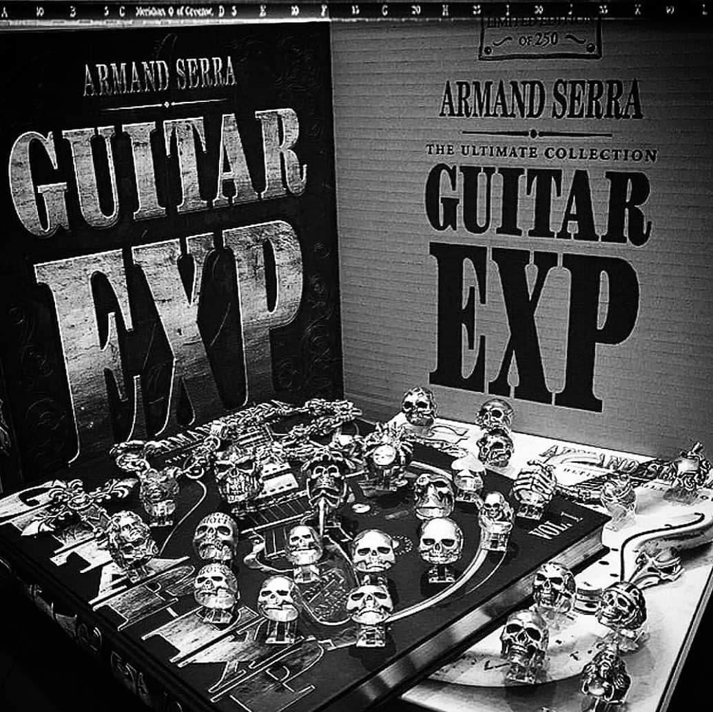 のインスタグラム：「Check out @guitar_exp 🎸 Amazing books by Armand Serra! Incredible how much detail there is and such a  crazy collection of legendary guitars and stories. Normal and deluxe versions available online at guitarexp.com or at CPD in-store and on our website 🎸 #Guitar #instahub #instamusic #music #lespaul #fender #rare #rareguitars #gibson #marshalls #vintage #rocknroll  #musician #books #reading #Friday #fridayfeeling #mood」