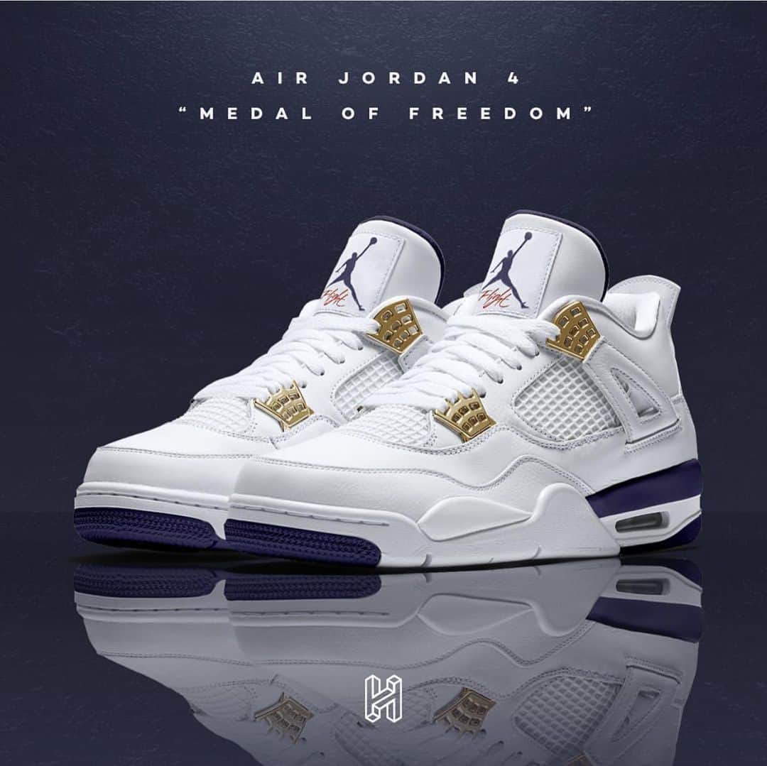 Sneakgalleryさんのインスタグラム写真 - (SneakgalleryInstagram)「Air Jordan 4 “Medal of Freedom” concept via @houseofheat. Rate this concept from 1-10. #SNEAKGALLERY」5月25日 2時38分 - sneakgallery