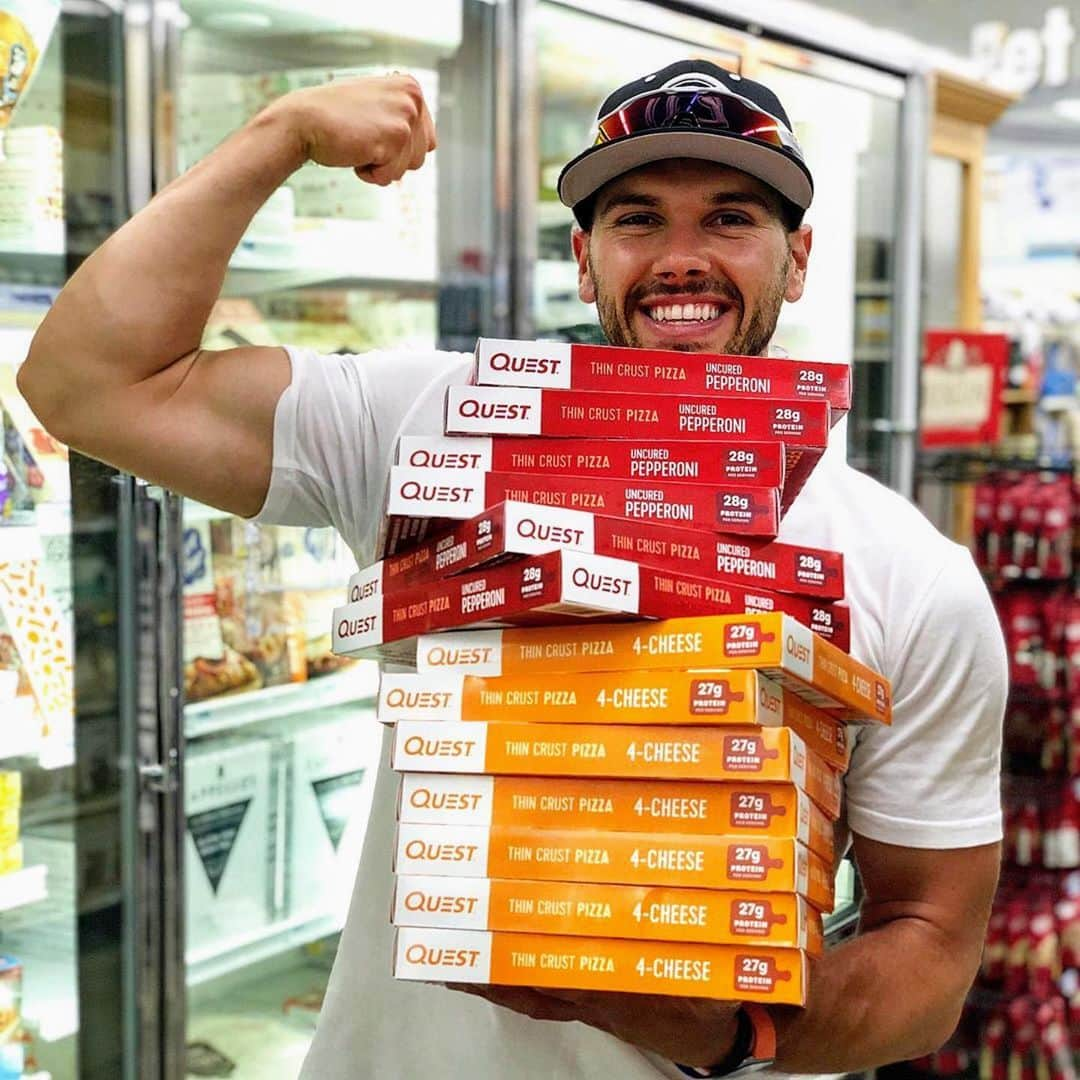 questnutritionさんのインスタグラム写真 - (questnutritionInstagram)「We 💙 you to pizzas! 🍕🥰 Thank you so much to everyone who helped support the launch of our new Spinach & Mushroom Pizza AND celebrated #NationalPizzaPartyDay the whole week with us! We are so grateful to have the best fans ever. 🙌 #onaquest #questsquad」5月25日 3時02分 - questnutrition