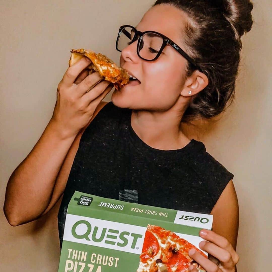 questnutritionさんのインスタグラム写真 - (questnutritionInstagram)「We 💙 you to pizzas! 🍕🥰 Thank you so much to everyone who helped support the launch of our new Spinach & Mushroom Pizza AND celebrated #NationalPizzaPartyDay the whole week with us! We are so grateful to have the best fans ever. 🙌 #onaquest #questsquad」5月25日 3時02分 - questnutrition