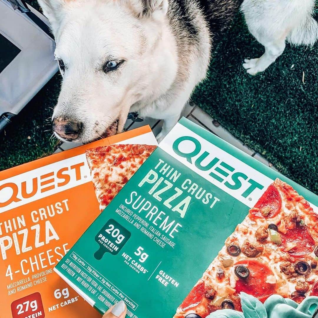 questnutritionさんのインスタグラム写真 - (questnutritionInstagram)「We 💙 you to pizzas! 🍕🥰 Thank you so much to everyone who helped support the launch of our new Spinach & Mushroom Pizza AND celebrated #NationalPizzaPartyDay the whole week with us! We are so grateful to have the best fans ever. 🙌 #onaquest #questsquad」5月25日 3時02分 - questnutrition