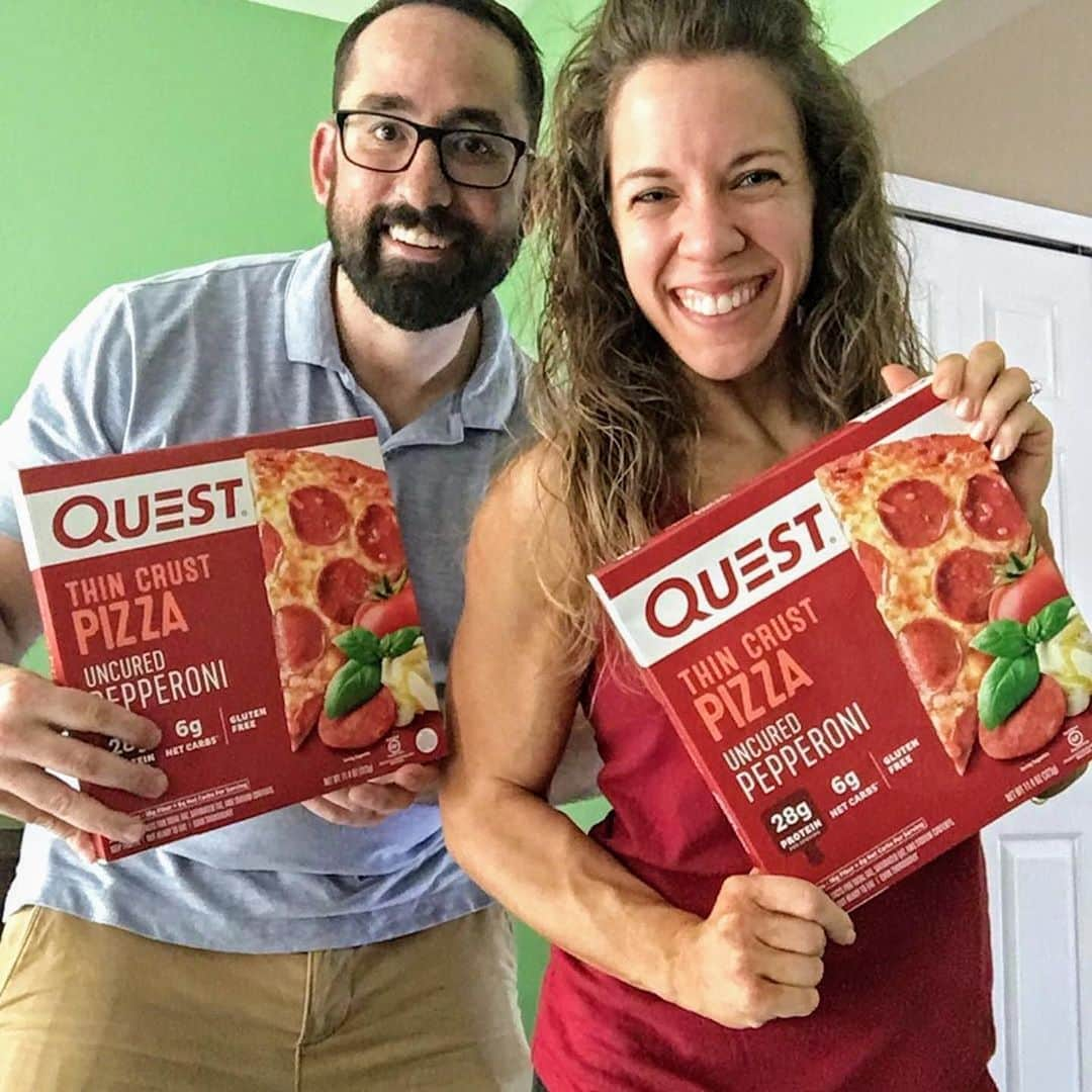 questnutritionさんのインスタグラム写真 - (questnutritionInstagram)「We 💙 you to pizzas! 🍕🥰 Thank you so much to everyone who helped support the launch of our new Spinach & Mushroom Pizza AND celebrated #NationalPizzaPartyDay the whole week with us! We are so grateful to have the best fans ever. 🙌 #onaquest #questsquad」5月25日 3時02分 - questnutrition