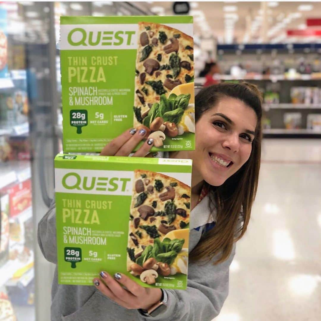 questnutritionさんのインスタグラム写真 - (questnutritionInstagram)「We 💙 you to pizzas! 🍕🥰 Thank you so much to everyone who helped support the launch of our new Spinach & Mushroom Pizza AND celebrated #NationalPizzaPartyDay the whole week with us! We are so grateful to have the best fans ever. 🙌 #onaquest #questsquad」5月25日 3時02分 - questnutrition