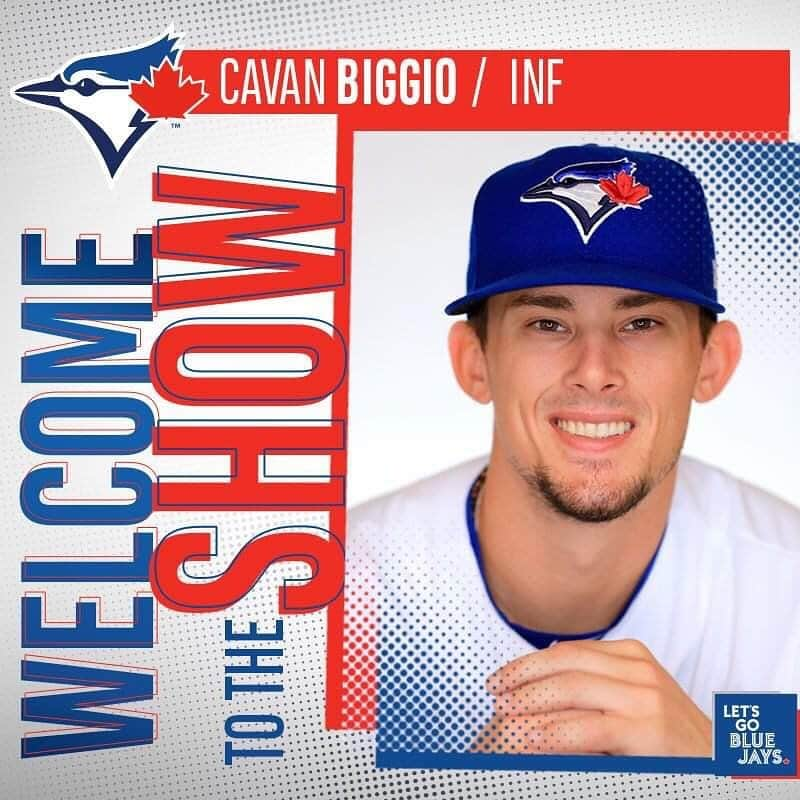 トロント・ブルージェイズさんのインスタグラム写真 - (トロント・ブルージェイズInstagram)「Big League Biggio! #LetsGoBlueJays」5月25日 3時36分 - bluejays