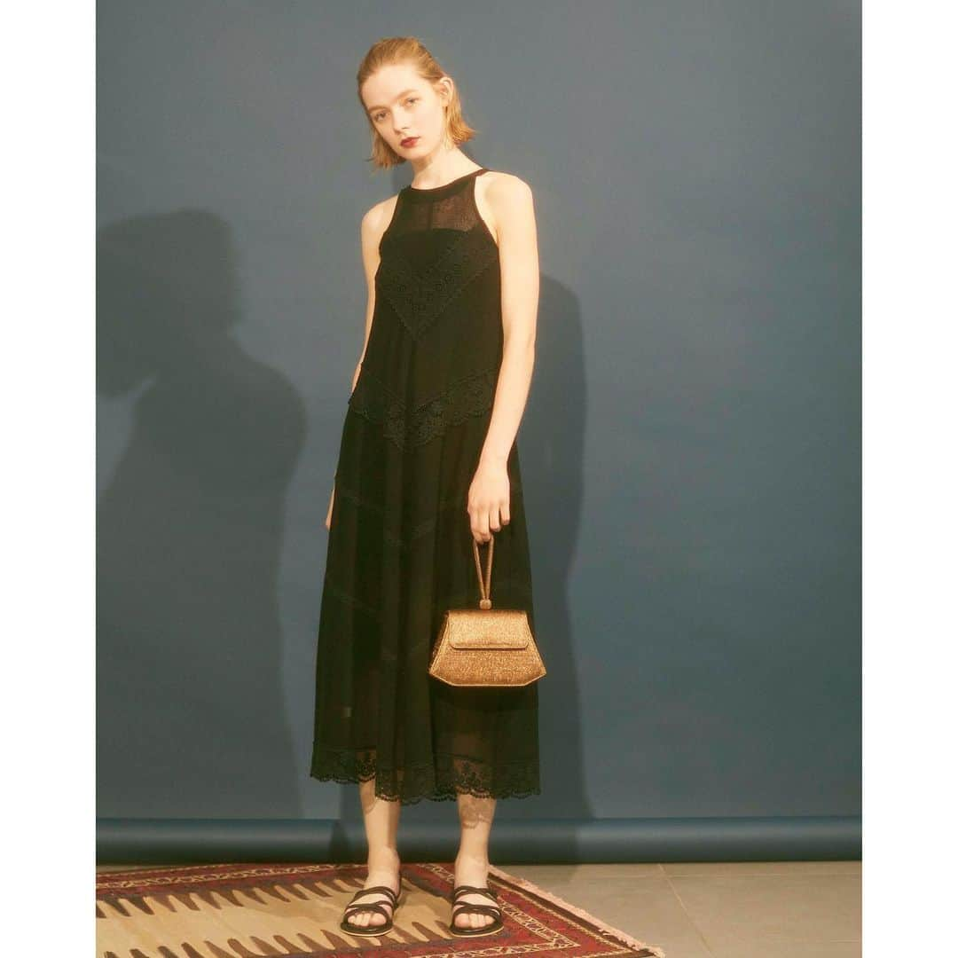 Lily Brownさんのインスタグラム写真 - (Lily BrownInstagram)「- summer black dress -﻿﻿﻿﻿﻿﻿﻿﻿﻿﻿﻿﻿﻿﻿ ﻿ ﻿ #lilybrown #リリーブラウン﻿﻿﻿ #summer #summercollection﻿﻿ ﻿﻿﻿﻿ #vintage #vintagefuture ﻿#店頭入荷中」5月25日 15時00分 - lily_brown_official