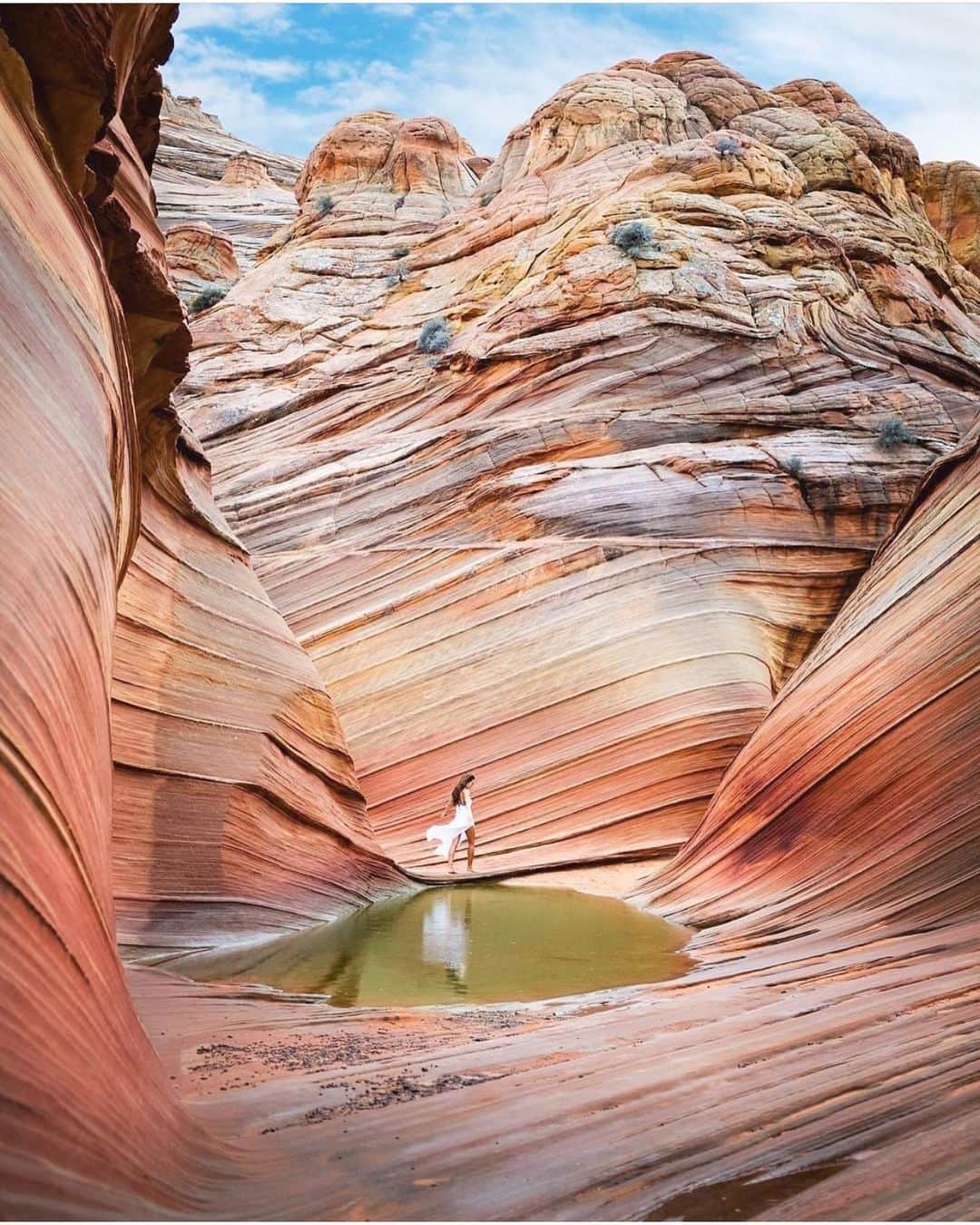 Wonderful Placesさんのインスタグラム写真 - (Wonderful PlacesInstagram)「The Wave - Arizona ✨❤️❤️❤️✨ . Pictures by ✨@travisburkephotography ✨ & ✨@chelseakauai✨ #wonderful_places for a feature ❤️」5月25日 14時47分 - wonderful_places