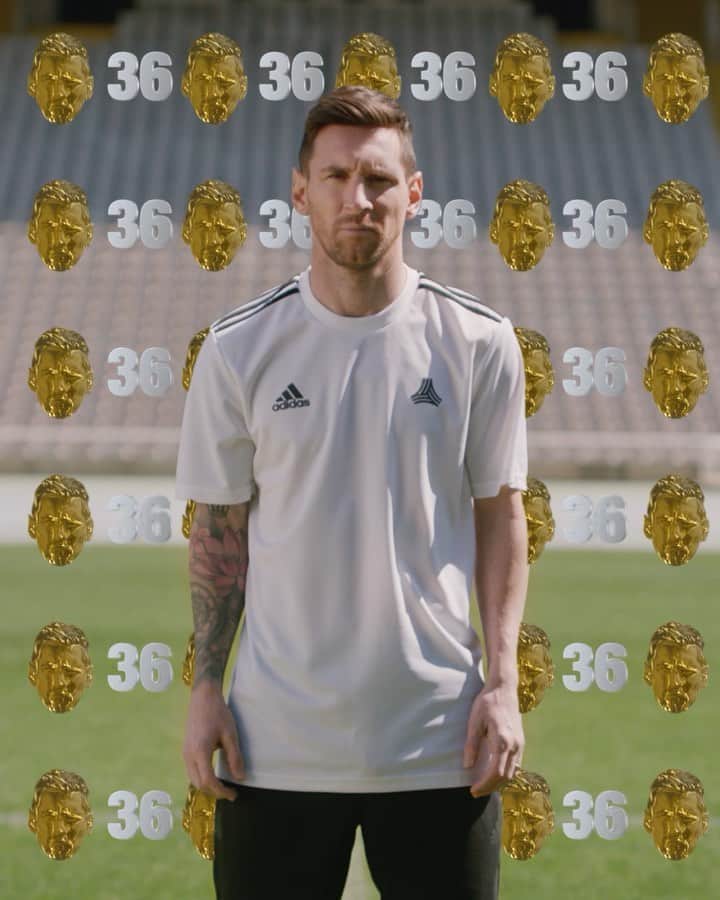 Team Messiのインスタグラム：「Golden G.O.A.T. @leomessi: 2018/19 European Golden Shoe 🏆 #DareToCreate」