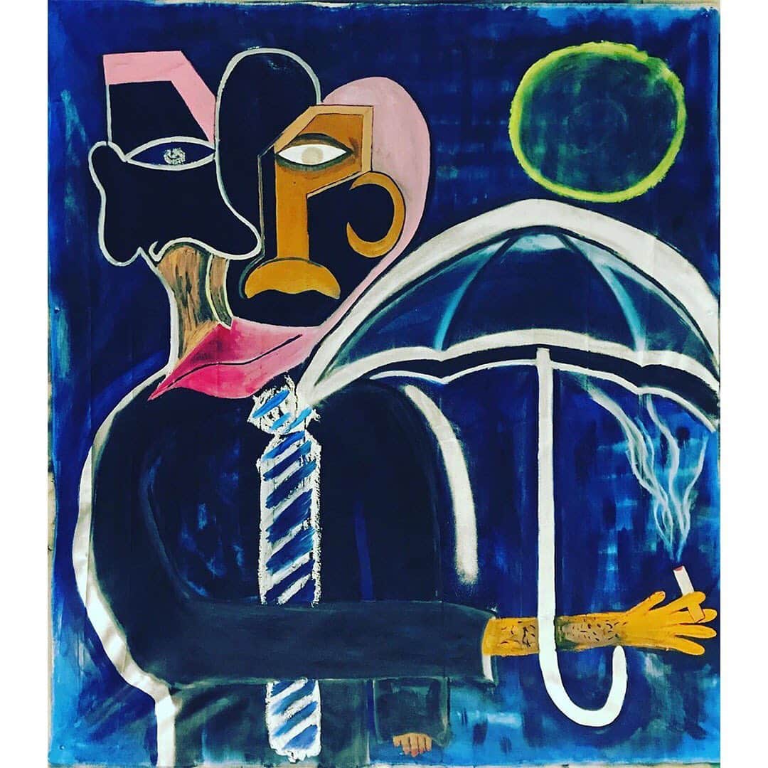 のインスタグラム：「Thank you to everyone in our Instagram community who shared their artwork inspired by one of Joan Miro’s favorite poems by Paul Éluard with #PoetryofMiro. Enjoy featured artworks by @mconroyart, @lockiemarley, @shayanpst, @ginakingsleyart, and @ponderzert, and explore the profound impact of avant-garde poetry on #JoanMiró’s visual language: mo.ma/joanmiro … “Trembling sun Open signal and signal like a fan-shaped dial Like the united caresses of one hand on the sky With birds opening up the book of the blind And of one wing after the other between this hour and the next Drawing the horizon, reshifting the shadows Which limit the world when I lower my eyes.” –Excerpt of Paul Éluard’s “A Côté (2)” from “Répétitions” (1922)」