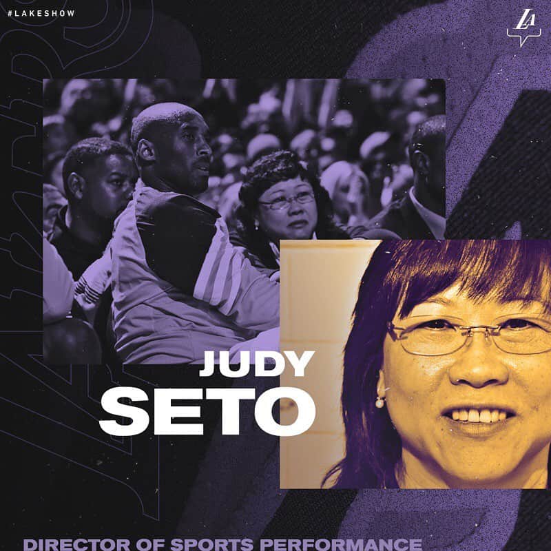Los Angeles Lakersさんのインスタグラム写真 - (Los Angeles LakersInstagram)「OFFICIAL: Judy Seto has been hired as Director of Sports Performance and will oversee the medical care and optimize the health and performance of Lakers players.」5月25日 6時26分 - lakers