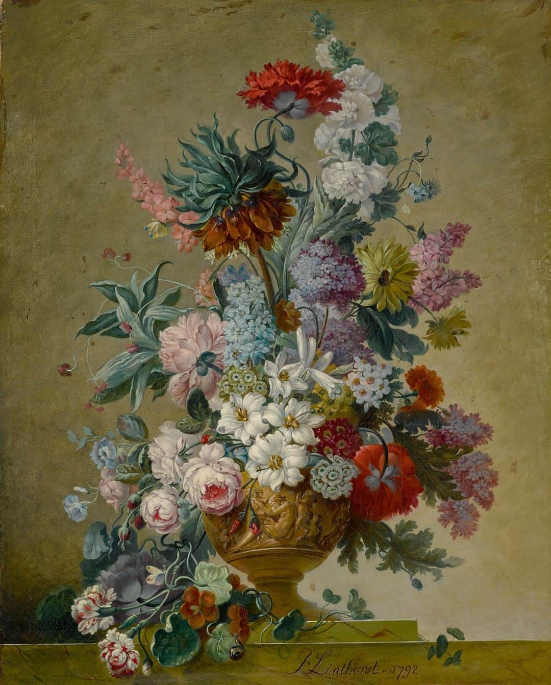 サザビーズさんのインスタグラム写真 - (サザビーズInstagram)「Springing forth into the weekend with a pair of 19th-century #floral still-lifes on offer in our Old Masters online auction, open for bidding through 29 May. Browse the entire sale at sothebys.com/online 🌺🌹🌷#SothebysMasters」5月25日 6時50分 - sothebys