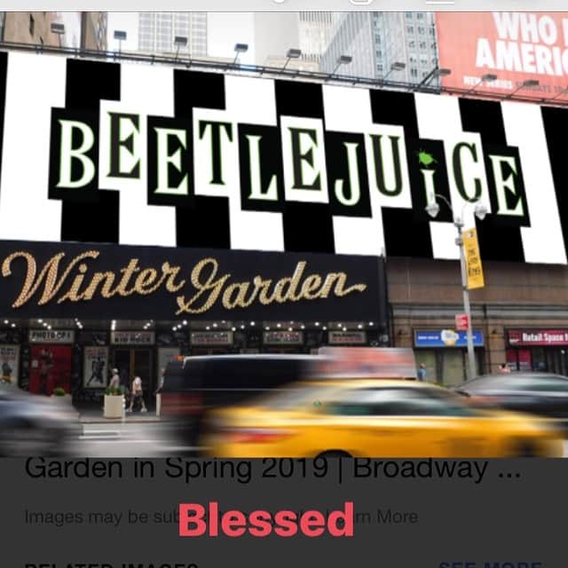 ジョゼフ・シモンズさんのインスタグラム写真 - (ジョゼフ・シモンズInstagram)「Thanks to @StubHub for hooking me up with tickets to see Beetlejuice on Broadway」5月25日 8時11分 - revwon