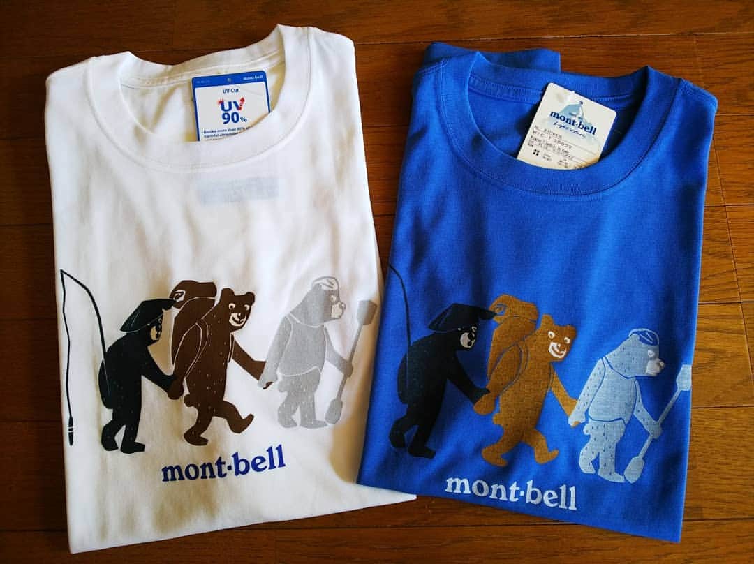 みながわゆみさんのインスタグラム写真 みながわゆみinstagram Tシャツ モンベル かわいい 三匹のクマ ペアルック Uvカット モンベル大好き ペールインディゴ ホワイト Montbell 5月25日 8時12分 Nama 09 19
