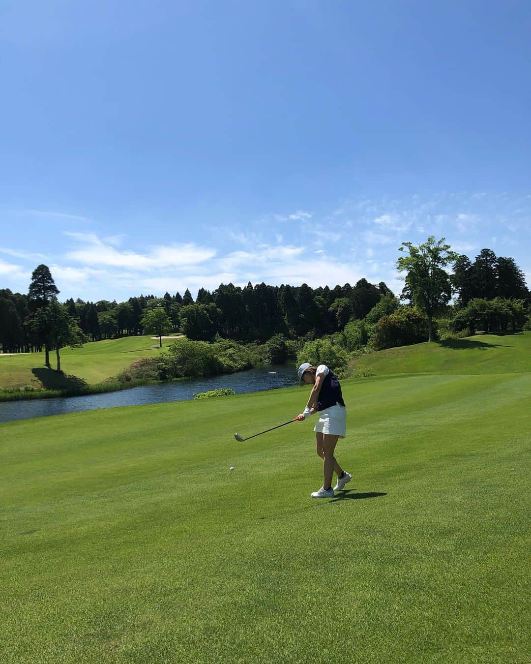 三原勇希さんのインスタグラム写真 - (三原勇希Instagram)「今週はゴルフコンペにも参加⛳️ ベストシーズン！この天気！ゴルフ大好き！笑 仲良しそのぴと同じ組で楽しかった♡ でもラウンドだけじゃなくてもっと練習しなきゃな〜！」5月25日 9時14分 - yuukimeehaa