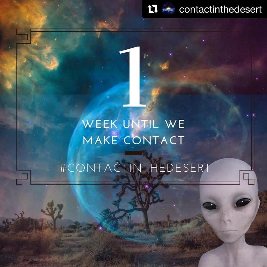 ブライス・ジョンソンさんのインスタグラム写真 - (ブライス・ジョンソンInstagram)「Come see @bigfootcollectorsclub do our first LIVE show!! There is just ONE WEEK LEFT until we make #ContactintheDesert. Leave a 👽 in the comments if you’ve already purchased your tickets!⠀ ⠀ If you haven’t gotten tickets yet they are still available on our website at https://buff.ly/2RXqLnV. The link is in our bio!⠀ .⠀ .⠀ .⠀ .⠀ .⠀ #ufos #ufosightings #ancientaliens #aliens #ufosighting #alienabduction #ovni #astronaut #aliensarereal #alienlife #ancienttechnology #ancientastronauts #alienskull #maia #area51 #ovnis #cosmicart #foto #ufologia #aliensigenas #alienworld #spacetravel #martian #flyingsaucer #ufology #extraterrestrials #extraterrestre #CITD #CITD2019」5月25日 9時23分 - mrbrycejohnson