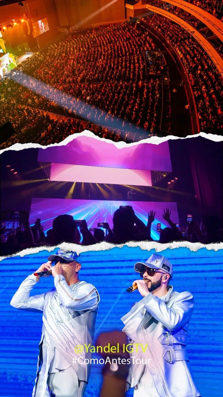 ヤンデルのインスタグラム：「#Wisin #wisinYyandel #Yandel 🎥 @OscarMena」