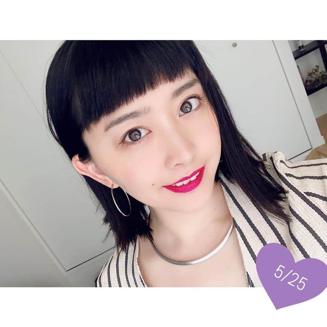 はねゆりのインスタグラム：「髪の毛いい感じ❤️髪の毛が綺麗になると女性はやはりテンション上がるものですね！」