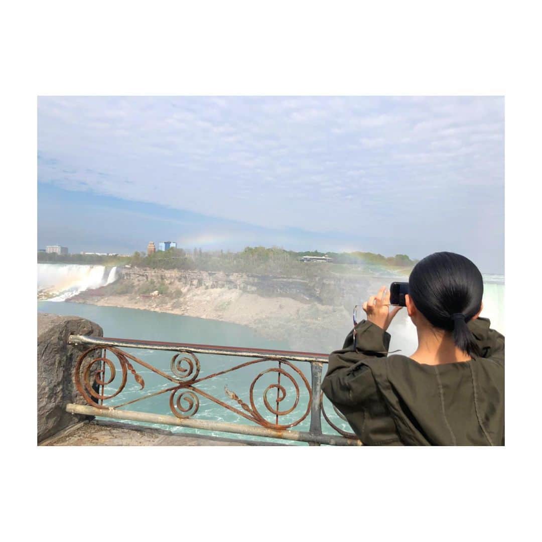 坂元葉月さんのインスタグラム写真 - (坂元葉月Instagram)「with rainbow.👶🏻🌈 #canada #canadá #niagarafalls」5月25日 11時37分 - wasuta_hazuki_sakamoto