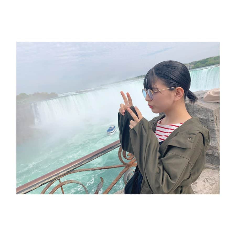 坂元葉月さんのインスタグラム写真 - (坂元葉月Instagram)「I was amazed by the magnificent scenery in Niagarafalls.  I had a fantastic time.✨！ #canada #canadá #niagarafalls」5月25日 11時51分 - wasuta_hazuki_sakamoto