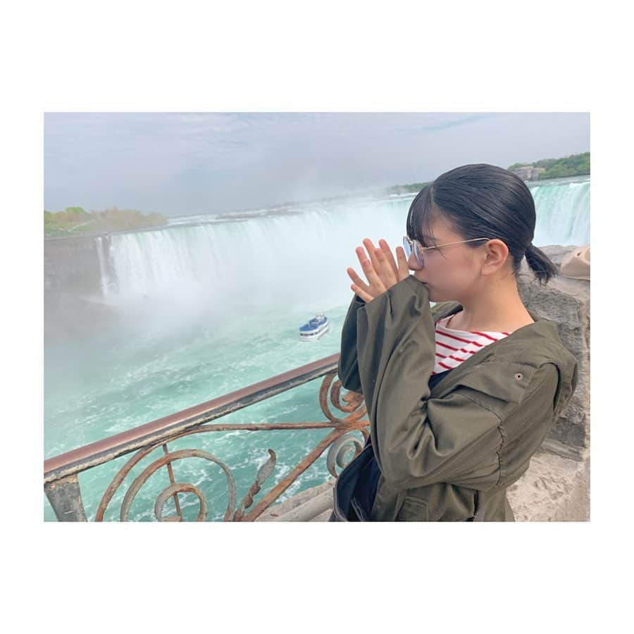 坂元葉月さんのインスタグラム写真 - (坂元葉月Instagram)「I was amazed by the magnificent scenery in Niagarafalls.  I had a fantastic time.✨！ #canada #canadá #niagarafalls」5月25日 11時51分 - wasuta_hazuki_sakamoto