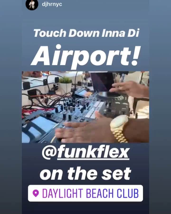 ファンクマスター・フレックスのインスタグラム：「Hottest joint at the pool party today! FunkFlex on the set! Vegas! @litdigitaldjs !!!! Vid Via: @djhrnyc」
