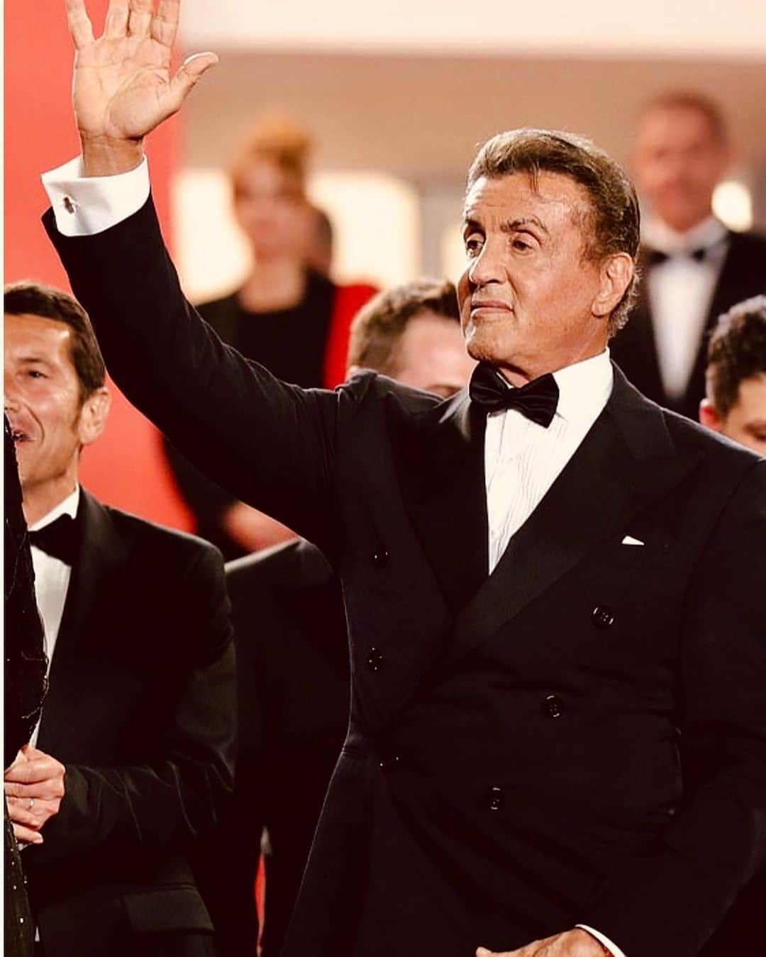 シルヴェスター・スタローンさんのインスタグラム写真 - (シルヴェスター・スタローンInstagram)「At the CANNES film festival...Wonderful night. My God is that a hand or a baseball mitt connected to my wrist!」5月26日 0時02分 - officialslystallone