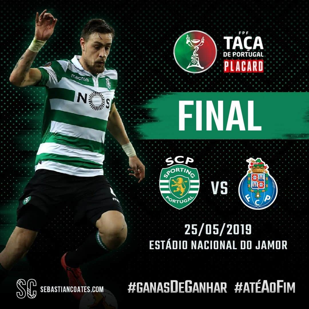 セバスティアン・コアテスさんのインスタグラム写真 - (セバスティアン・コアテスInstagram)「É HOJE! Final da taça!🏆 💚💚🦁💚💚 #TaçaDePortugal #SportingCP #SCPFCP #AtéAoFim #GanasDeGanhar」5月25日 17時00分 - sebastiancoates16