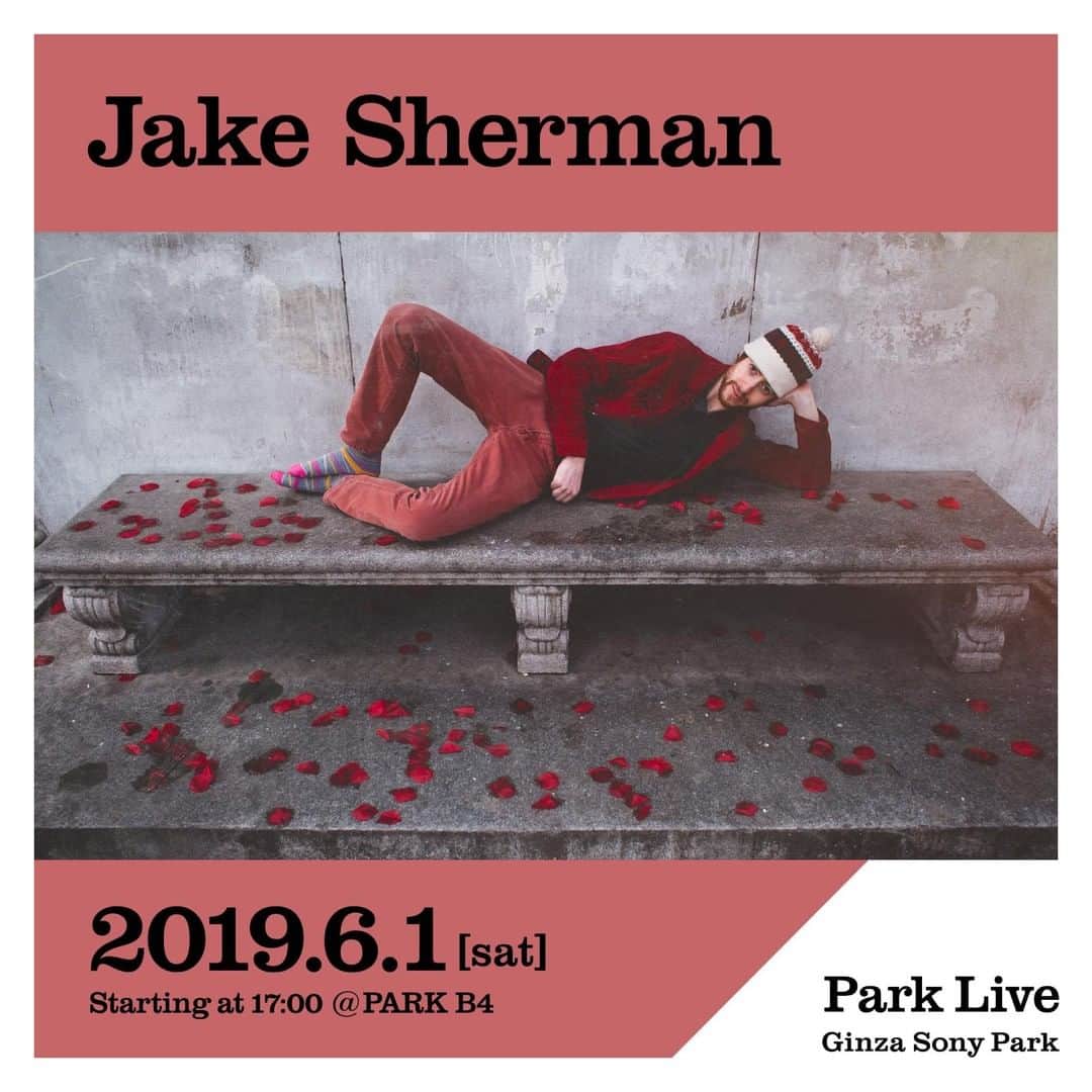 GINZA SONY PARK PROJECTさんのインスタグラム写真 - (GINZA SONY PARK PROJECTInstagram)「[Park Live] 6月1日（土）17:00〜のPark Liveは、Jake Sherman。⠀ ⠀ 日時：2019年6月1日（土）17:00～18:00予定⠀ 場所： PARK B4/地下4階⠀ ※「"BEER TO GO" by SPRING VALLEY BREWERY」でワンオーダーをお願いします。⠀ 出演者：Jake Sherman⠀ ⠀ @jakeshermanwooo #JakeSherman #ジェイクシャーマン #銀座ソニーパーク #GS89 #parklive #ginza #銀座 #ライブ⠀ ⠀ Jake Sherman / ジェイク・シャーマン⠀ ブルックリンのバプティスト教会でゴスペル・オルガンを弾き、また、Bilal、 Meshell Ndegeoello、 Chance the Rapper、Nick Hakimなど多くのアーティストのライブ演奏やレコーディングにサイドマンとして参加してきたジェイク・シャーマン。⠀ ピアノ、ベースドラム、ハイハット、シンセベースを同時に演奏しながら歌うオリジナルソングと、ヴォコーダーを使ったカバー曲も演奏します。⠀ マルチに音を操る唯一無二のライブパフォーマンスをお楽しみください。」5月25日 17時00分 - ginzasonypark