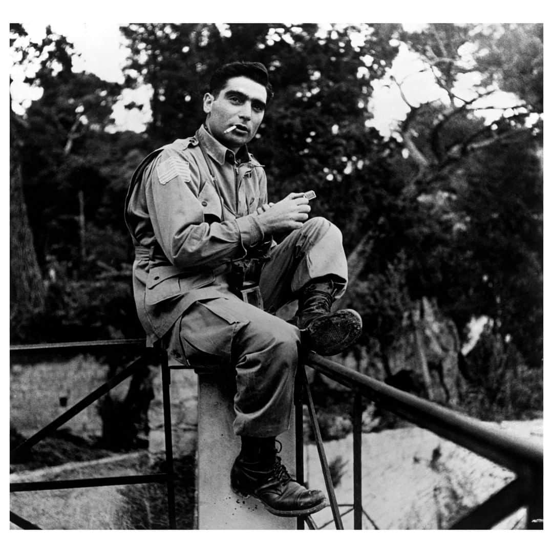 Magnum Photosさんのインスタグラム写真 - (Magnum PhotosInstagram)「Today marks 65 years since the death of Magnum co-founder Robert Capa. . Capa was photographing for Life in Thai-Binh, Indochina, when he stepped on a landmine and was killed on May 25, 1954. . PHOTO: Portrait of Robert Capa during the Allied invasion of Italy. Naples, Italy. 1943 . © #GeorgeRodger/#MagnumPhotos . #Capa #RobertCapa #portrait」5月25日 18時00分 - magnumphotos