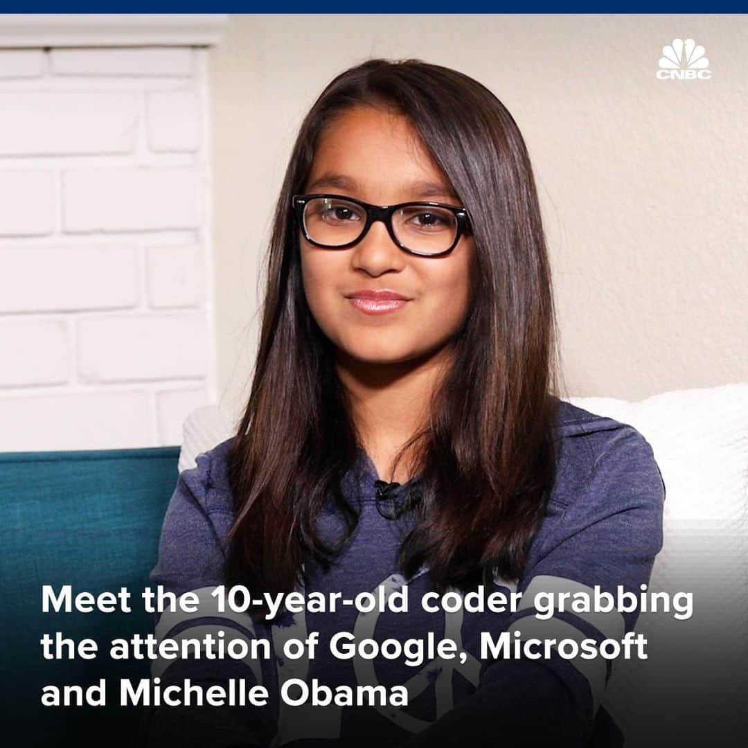 CNBCさんのインスタグラム写真 - (CNBCInstagram)「with @cnbcmakeit: Samaira Mehta’s Instagram is similar to other kids her age. She posts about having a lemonade stand, going swimming and doing the “In My Feelings” dance challenge.⁣ ⁣ But she also stands out from other 10-year-olds — Mehta is CEO, founder and inventor of CoderBunnyz, a board game that teaches players as young as 4 basic coding concepts. Mehta says she first conceptualized the board game when she was “about 6½, maybe 7,” after her father, an engineer, started teaching her how to code.⁣ ⁣ “I’m really passionate about coding,” says the budding entrepreneur. “I want the kids to be the same way, because coding is the future and coding is what the world will depend on in the next 10 to 15 years. So if kids learn to code now, [when] they grow up they can think of coding maybe as a career option.”⁣ ⁣ You can read more about the 10-year-old CEO, at the link in bio.⁣ ⁣ *⁣ *⁣ *⁣ *⁣ *⁣ *⁣ *⁣ *⁣ ⁣ #coding #code #learntocode #coderbunnyz #CEO #girlswhocode #developer #programming #stem #tech #html #technology #games #web #webdev #gamedesign #girlsinstem #inspiration #rolemodel #kidswhocode #youth #cnbc #cnbcmakeit」5月25日 19時00分 - cnbc