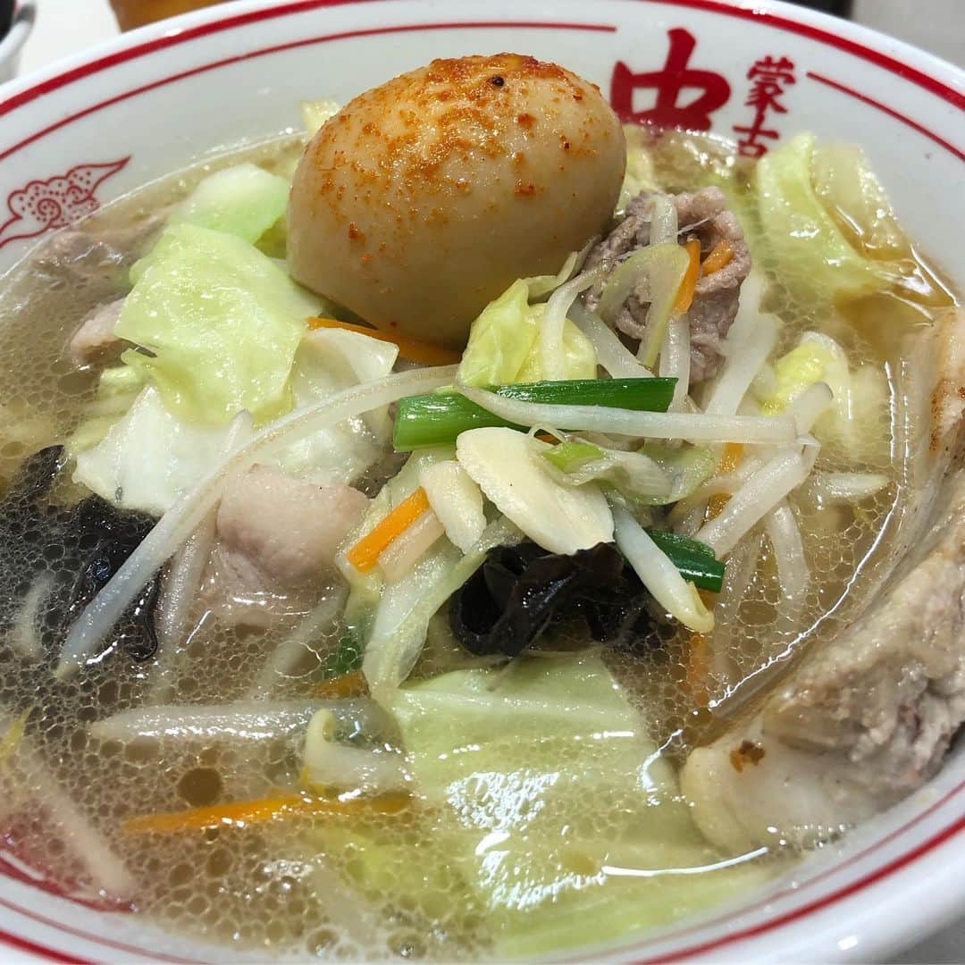 中谷一馬のインスタグラム：「#中本 #タンメン #味玉 #トッピング 辛くなくても中本は #美味い (^ ^)♡ #立憲民主党 #衆議院議員 #中谷一馬 #訪れたラーメン店1000軒以上 #心の友はダイエットの敵」