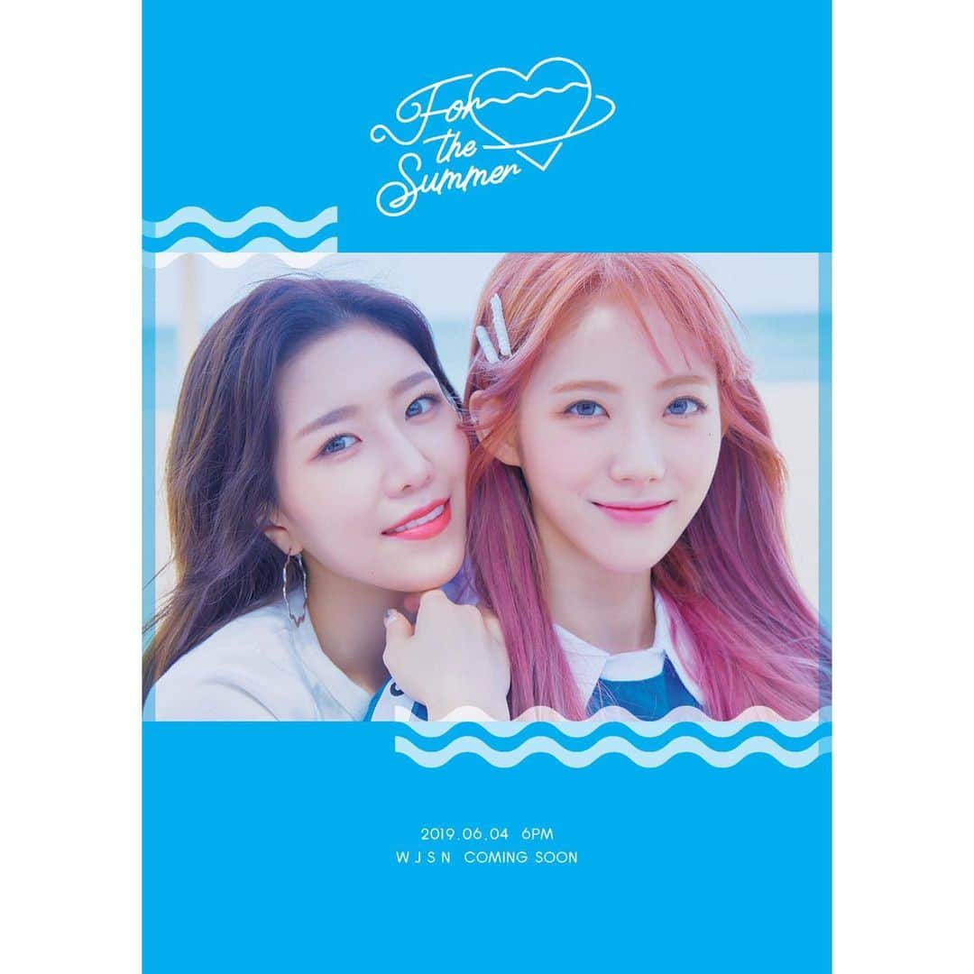 宇宙少女さんのインスタグラム写真 - (宇宙少女Instagram)「#우주소녀 SPECIAL ALBUM #For_the_Summer #PHOTO_TEASER BLUE ver. 🏝  #루다 #다원 #LUDA #DAWON #ROOMMATE 와 #여름나기  2019.06.04 6PM COMING SOON 💘 #우주스타그램 #WJSN」5月25日 20時03分 - wjsn_cosmic