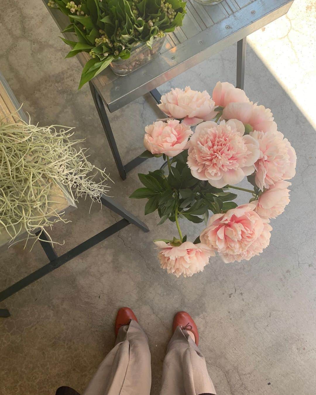 のインスタグラム：「金曜日最後の現場は大好きなお花やさんだった」