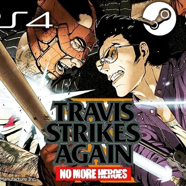 須田剛一のインスタグラム：「We just announced that Travis Strikes Again: No More Heroes will be coming to PS4 and Steam! Stay tuned for more information! #Momocon2019」