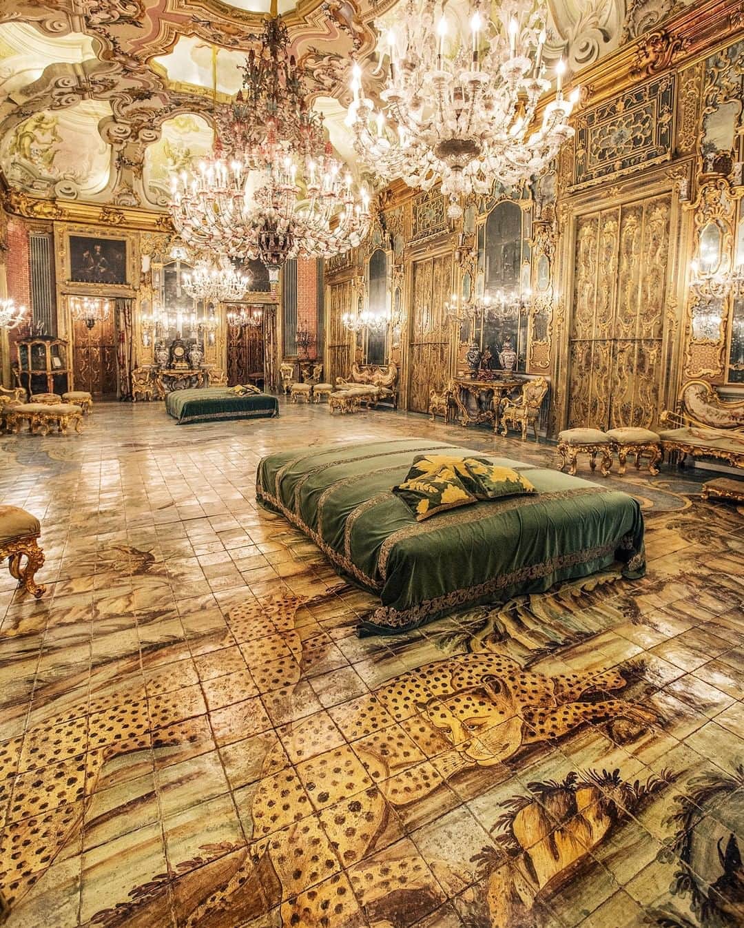 National Geographic Travelさんのインスタグラム写真 - (National Geographic TravelInstagram)「Photo by @andrea_frazzetta | The stunning ballroom of the Palazzo Valguarnera Gangi in Palermo, Italy. Considered the most sumptuous private residence in Sicily, Palazzo Gangi became almost legendary when Luchino Visconti decided to film the magnificent ballroom scene of "Il Gattopardo" (The Leopard) there in 1963. Palaces built by Sicily’s nobles were meant to showcase their wealth and appreciation for the finest architectural styles and decorative arts of the day. Because they took decades to build, the palazzi often incorporated a range of design elements as tastes changed during construction periods. It’s common to see splendid examples of Baroque, Rococo, and Neoclassical styles mixed even in one room. To see more photos from my travels, follow me @andrea_frazzetta #palermo #sicily #italy」5月26日 1時00分 - natgeotravel