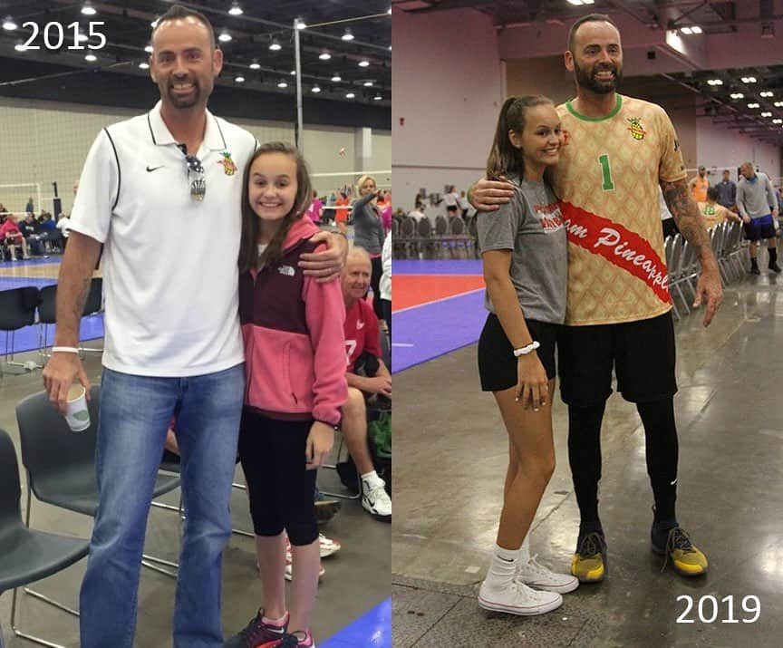 USA Volleyballさんのインスタグラム写真 - (USA VolleyballInstagram)「Logan Thomas, who competed in the #GJNC18 earlier this year with New Wave (Newark, Ohio), had a chance to meet Lloy Ball today, four years after meeting him for the first time. Lloy is playing in the #USAVopen this week. Click our bio 🔗 to watch the live stream.」5月26日 1時44分 - usavolleyball