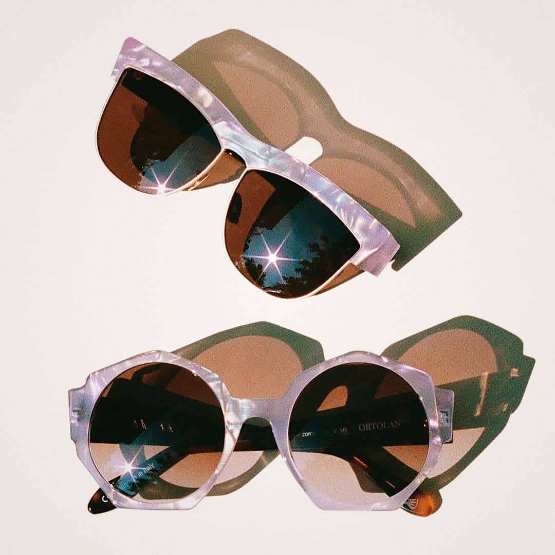 Meganさんのインスタグラム写真 - (MeganInstagram)「Zanzan ORTOLAN and MODOTTI sunglasses in custom-made iridescent lilac acetate ✨ #zanzaneyewear #サングラス #선글라스 #lunettes #occhiali #sunglasses」5月26日 3時45分 - zanzan_domus