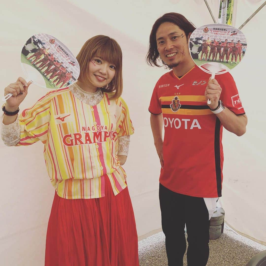 佐野俊輔さんのインスタグラム写真 - (佐野俊輔Instagram)「暑い戦いが終わった！！ スタッフの方も出演者の方も…みんなで一緒に戦った(^^) ありがとうございました！！ 結果は悔しかったけどみんなで盛り上がれたからよし！！ #佐野俊輔 #矢方美紀 さん、#小塚崇彦 さん #楢崎正剛 さん #櫛引一紀 さん #coolx さん #GPS #グランパス #ガールズフェスタ #女性 #豊田スタジアム #松本山雅 #ハートマーク #REGIEVO #レジエボ #レジエボ祭り」5月26日 17時25分 - shunsuke_sano_