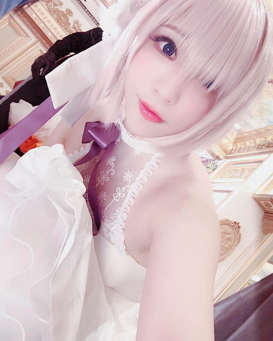 千尋のインスタグラム：「前輩❤️❤️❤️SENPAI❤️ #fgo #fgocosplay」