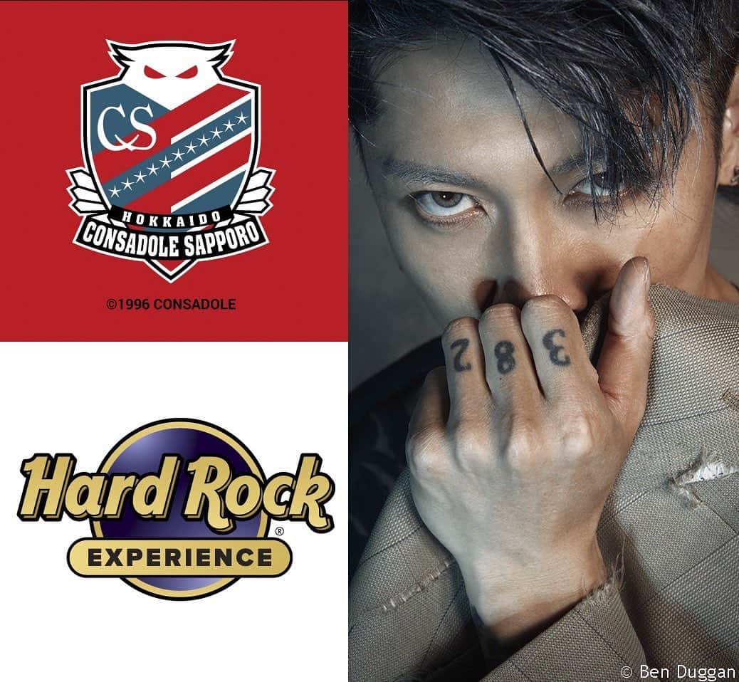 のインスタグラム：「💥6月1日 コンサドーレ札幌⚽️『Hard Rock Experience Thanks Match』のハーフタイムに @miyavi_ishihara とコンサドールズによるスペシャルパフォーマンスが決定‼️ 詳細は下記より． https://www.consadole-sapporo.jp/news/20190551872/ ． 【リリース情報】 MIYAVI NEW ALBUM 💿 NO SLEEP TILL TOKYO 7.24 Release 【ライブ情報】 MIYAVI Japan Tour 2019 “THE OTHER SIDE“ . . 【開催日時】 FINAL 6/2(日)  北海道／Zepp Sapporo . MIYAVI North America Tour 2019 “NO SLEEP TILL TOKYO” . 7/25 - Vancouver | Vogue 7/26 - Seattle | Neptune’s 7/27 - Portland | Crystal Ballroom 7/29 - San Francisco | Slim’s 7/30 - Santa Ana | Observatory 8/03 - Tucson | El Rialto Theatre 8/05 - Dallas | Trees 8/06 - Houston | Scout Bar 8/07 - Austin | Come and Take It Live 8/09 - Mexico City | Sala Puebla 8/11 - San Antonio | Vibes Event Center 8/13 - Chicago | House of Blues 8/15 - Detroit | El Club  8/16 - Toronto | Queen Elizabeth Theatre 8/17 - Montreal | Otakuthon Festival 8/19 - New York | Sony Music Hall  8/24 - Atlanta | The Masquerade  With more cites/dates to be added! ． MIYAVI ファンクラブ ”MYV CREW” 2019年度会員受付中！！ . MIYAVI Fan Club“MYV CREW”2019 Membership Admission and Renewal Information . ご入会方法はこちら⬇︎ http://myv382tokyo.com/myvcrew/about.html ． #MIYAVI #Japan #Tour #2019 #THEOTHERSIDE #Live  #SS3 #Nagoya #Tokyo #Osaka #Fukuoka #Sapporo #名古屋 #東京 #大阪 #福岡 #札幌 #NoSleepTillTokyo #NSTT #コンサドーレ札幌 #HardRock」