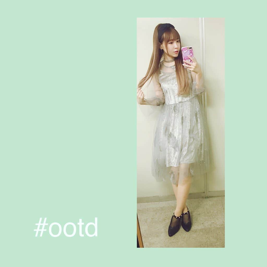 黒崎真音さんのインスタグラム写真 - (黒崎真音Instagram)「前半のお洋服  It's my today's coordinate 1.  #17kg #黒崎真音 #ワンピース #仙台 #リリイベ #ビラブリリイベ」5月26日 18時04分 - maonkurosaki922