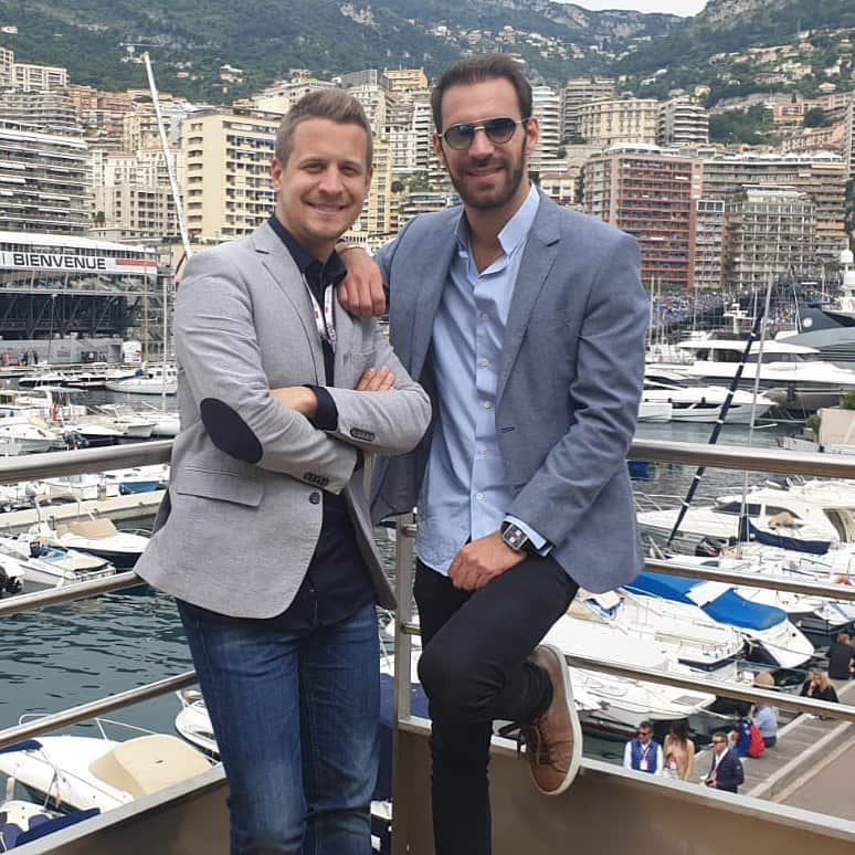 ジャン＝エリック・ベルニュさんのインスタグラム写真 - (ジャン＝エリック・ベルニュInstagram)「Avec @adripaviot on est prêt pour vous commenter le Grand Prix de Monaco sur @tf1 !」5月26日 18時20分 - jeanericvergne