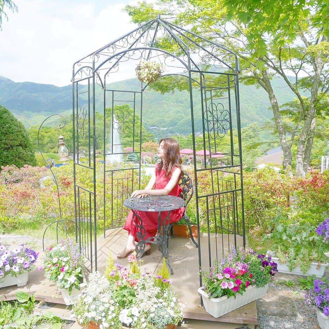 minsayuさんのインスタグラム写真 - (minsayuInstagram)「* 箱根強羅公園🌼 おフランスみたいな庭園と 山あり谷ありお花あり💐🌼🤤 #祝泊 #東京女子部 #オズモール #箱根旅行」5月26日 10時49分 - minsayu