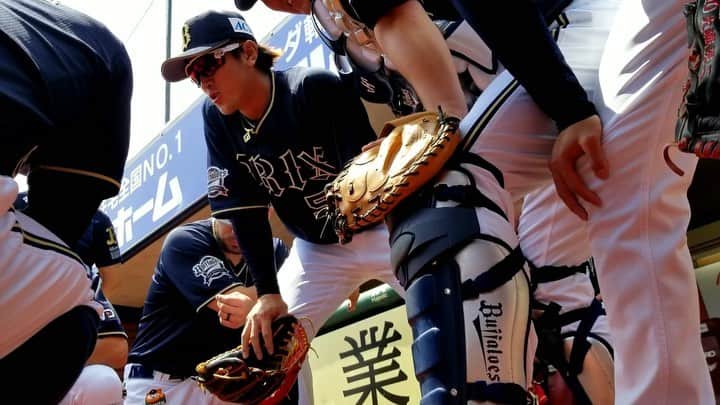 のインスタグラム：「#小田裕也 #円陣 #声出し #今日も勝つだけ #BeAggressive #超攻撃型 #Bs2019 #buffaloes #baseball #ORIX #プロ野球」