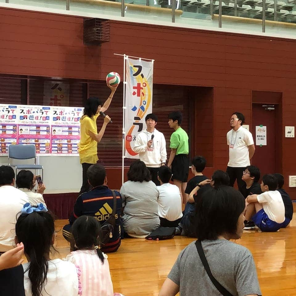 大林素子さんのインスタグラム写真 - (大林素子Instagram)「北海道恵庭市にて スポパライベント トークショーに車椅子バスケ 皆さん、ありがとうございました  さぁ、京都へ移動し ロザンの日本向上委員会 祇園花月にて舞台」5月26日 13時05分 - m.oobayashi