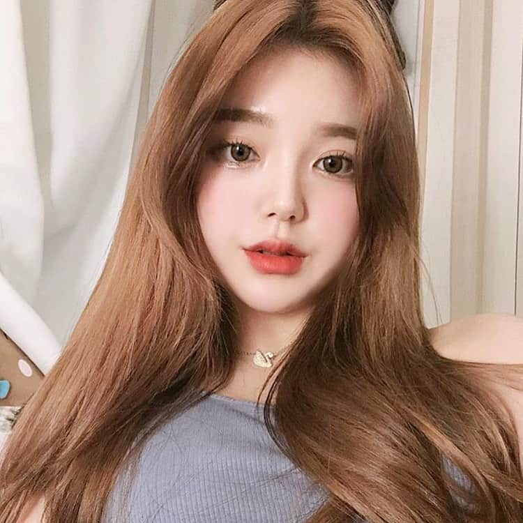 原涼香のインスタグラム：「ㅤㅤㅤㅤㅤㅤㅤㅤㅤㅤㅤㅤㅤ Orange Beigeは 色落ち過程もかわいい🍊💓 ㅤㅤㅤㅤㅤㅤㅤㅤㅤㅤㅤㅤㅤ」