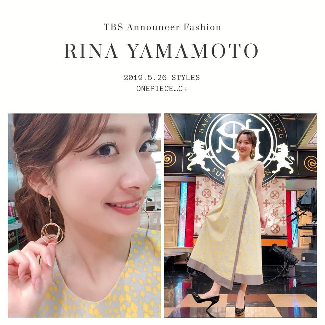 TBSアナウンサー公式さんのインスタグラム写真 - (TBSアナウンサー公式Instagram)「👗 RINA YAMAMOTO Outfit Of This Week✨  one-piece…C+  #tbsannouncersfashion #fashion #山本里菜 #vol5 #Spring #outfitofthisweek #ootw #ootd #SUNDAYJAPON #サンデージャポン #20190526 #OA #あさチャン #爆報 @tbs_asachan」5月26日 13時30分 - tbs_annogram