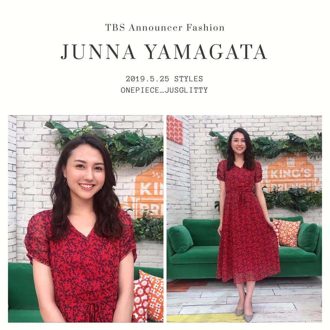 TBSアナウンサー公式さんのインスタグラム写真 - (TBSアナウンサー公式Instagram)「👗 JUNNA YAMAGATA Outfit Of This Week✨  ONE PIECE…JUSGLITTY  #tbsannouncersfashion #fashion #山形純菜 #vol5 #Spring #outfitofthisweek #ootw #ootd #王様のブランチ #あさチャン #20190525 #OA @tbs_asachan」5月26日 13時31分 - tbs_annogram