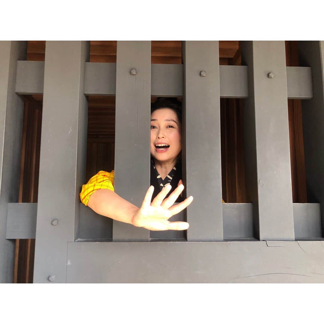美甘子さんのインスタグラム写真 - (美甘子Instagram)「箱根関所にて、獄屋に捕まるの図。箱根関所無料開放のため、観光客の皆様がたくさん。大名行列も無事到着し、開会セレモニーのMCを担当しました。 #箱根関所  #箱根関所400年記念事業 #大名行列」5月26日 14時44分 - rekish_mikako