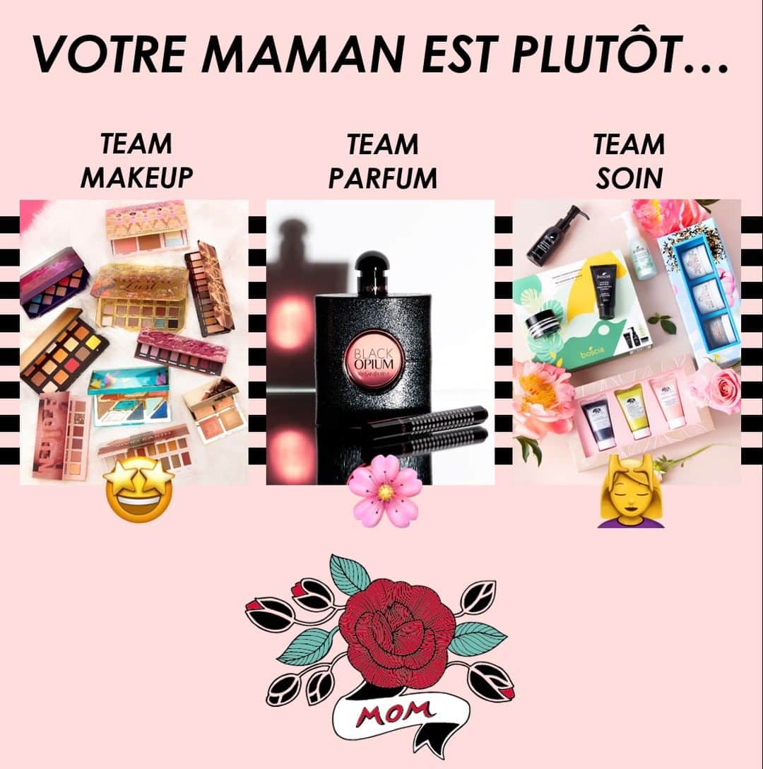 のインスタグラム：「Alors ? Dites-nous en commentaires ! 😏 On souhaite une excellente fête des mères à toutes nos mamans chéries, We ❤ you ! #SephoraMamanForever」